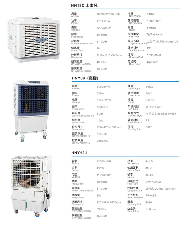 移動式工業冷風機